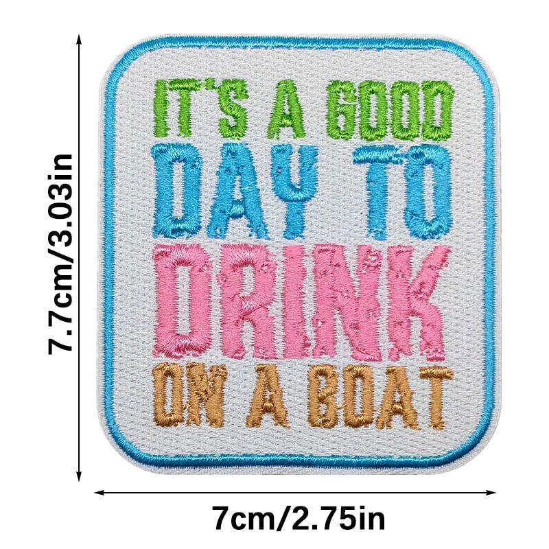 Wholesale Embroidered English Alphabet Large Embroidered Hat Decorative Cloth Patch